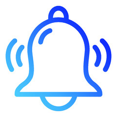 Illustration of Bell Notification design icon
