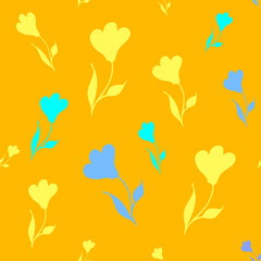 seamless pattern with abstract flower,floral tender print for wallpaper,cover design,fabric,nursery interior and birthday decoration,colourful spring illustration,Womans and Mothers day greeting card.