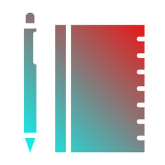 notebook and pen icon