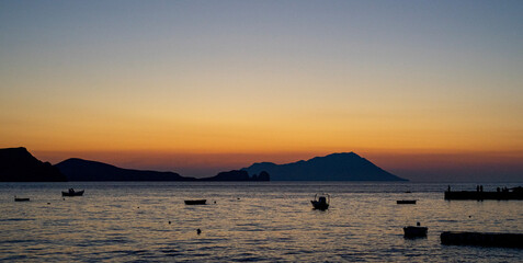 Obraz premium sunset on the beach