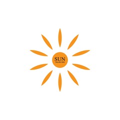 Sun Vector illustration Icon Logo Template design