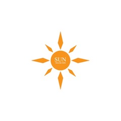 Sun Vector illustration Icon Logo Template design