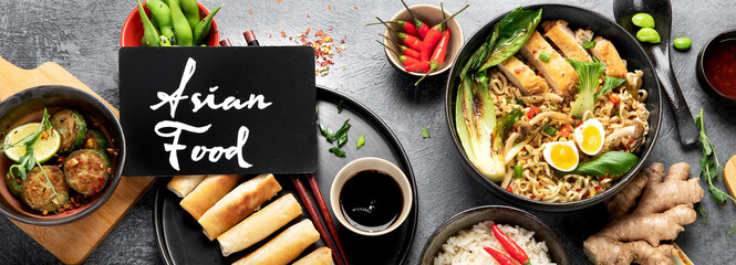 Asian food concept.