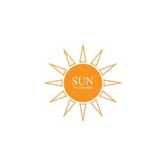 Sun Vector illustration Icon Logo Template design