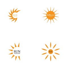 Sun Vector illustration Icon Logo Template design