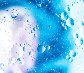 Multicolored, bright, fabulous background in the form of round balls