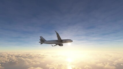 Commercial airplane making a U turn mid flight. Hijacking of a plane during a flight and changing destination. Sharp turn of a passenger plane after a piracy operation