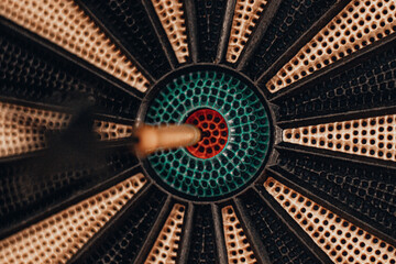 dardo en centro de diana