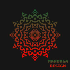 Beautiful mandala design, Ornamental round lace with damask and arabesque elements