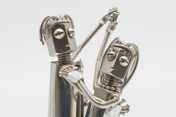 社交ダンスを踊るカップル・メタルフィギア