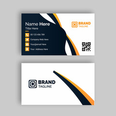 Colorful, Simple, minimal, Luxury, smart, Clean style modern Company business card design template