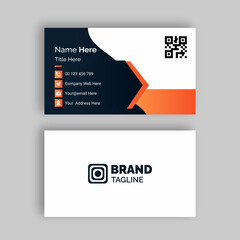 Colorful, Simple, minimal, Luxury, smart, Clean style modern Company business card design template