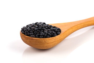 Black organic lentils