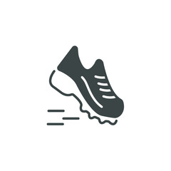 sport shoes icons  symbol vector elements for infographic 
