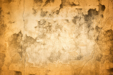 old yellow concrete wall