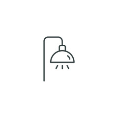 Shower icons  symbol vector elements for infographic web
