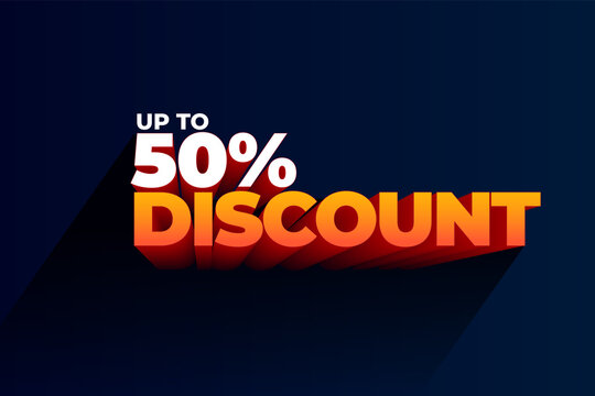 Up To 50 Percent Discount, Mega Offer, 