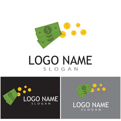 Money Bag icon Template vector