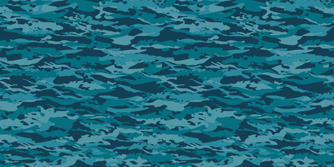 Camouflage background. Seamless pattern.Vector. 迷彩パターン テクスチャ 背景素材
