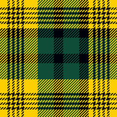 Yellow, green and black colors modern tartan plaid pattern