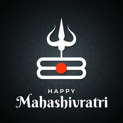 Vector illustration of Happy Mahashivratri, lord shiva, shivratri