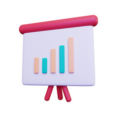 Presentation. isolated on a white background. 3d illustration