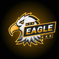 Eagle gaming logo , team gamer eagle logo esport, eagle character creative logo mascot