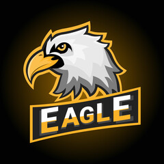 Eagle gaming logo , team gamer eagle logo esport, eagle character creative logo mascot