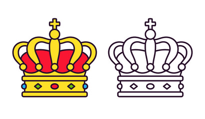 Dutch royal crown icon