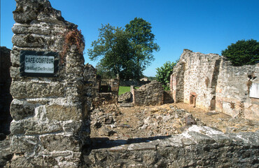 village martyr, Oradour sur Glane, Haute Vienne; 87