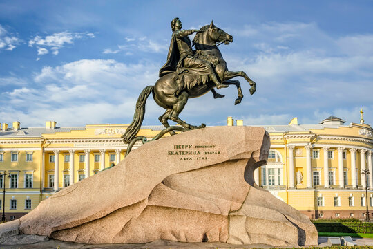 Peter the Great monument in Saint-Petersburg