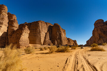 Fototapeta na wymiar saudi arabia al ula al Sharaan Nature Reserve 