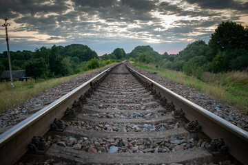 railway in the countryside