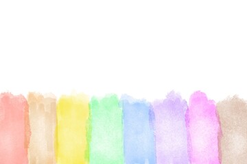 Rainbow colour drawing with texts 'Pride Month 2022' in the middle, concept for lgbtq+ communities celebrations in pride month around the world