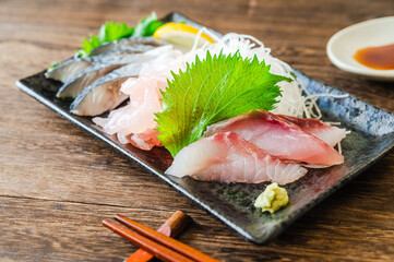 さしみの盛り合わせ