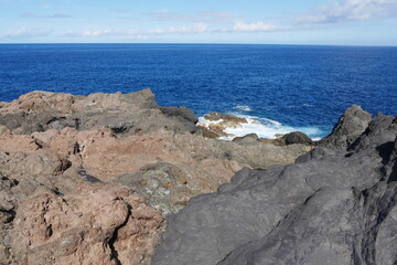 Fototapeta na wymiar Felsenküste auf Gran Canaria
