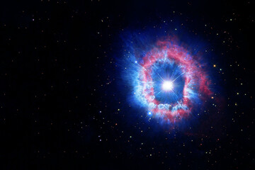 Supernova in deep space. Elements of this image furnished by NASA