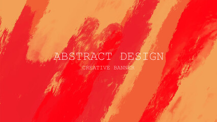 Abstract Red Orange paint Background. Vector illustration design