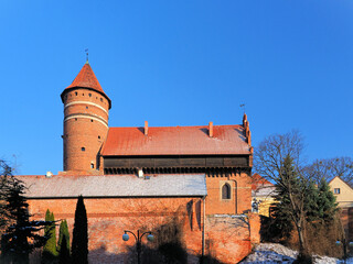Teutonic castle in Olsztyn in Poland