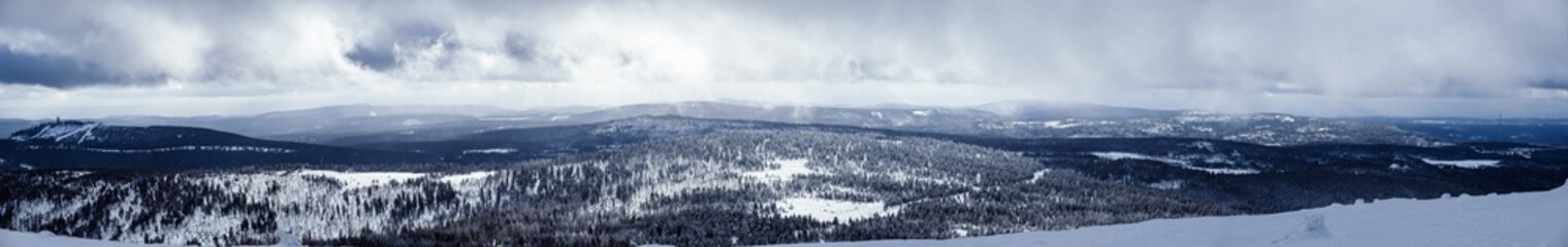 Harz Brocken im Schnee