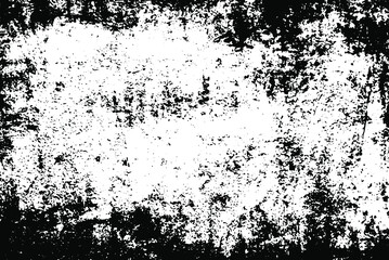 Rustic grunge vector texture with grain and stains. Abstract noise background. Weathered surface. Dirty and damaged. Detailed rough backdrop. Vector graphic illustration with transparent white. EPS10.