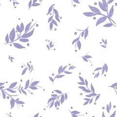 Fototapeta na wymiar Seamless floral pattern with floral prints. Idea for packaging paper, textiles, printing for clothes