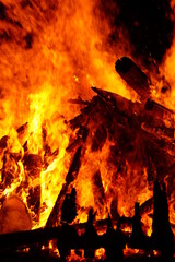 fire in the fireplace2