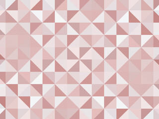 Fototapeta premium Pink segmented background. Triangular pixelation. Color texture.
