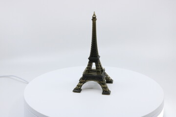 Tiny Eiffel Tower on a turning table 3D Printed