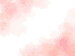 水彩テクスチャの背景素材　ピンク　春イメージ