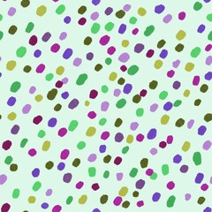 Obraz premium Seamless polka dots pattern for fabrics and textiles and packaging and gifts and cards and linens