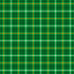 St. Patrick's Day seamless pattern. Tileable vector background in Irish classic style.