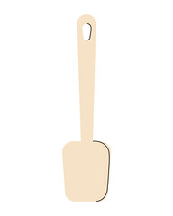 Spatula Vector Flat Illustration. Kitchenware element. Kitchen utensil.