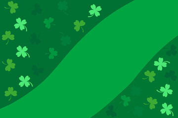 St patrick's day themed frame with copyspace	
